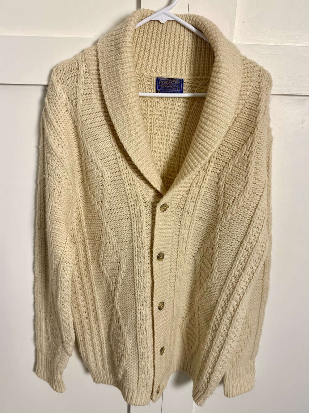 Pendleton Vintage Virgin Wool Cardigan made in USA 🇺🇸